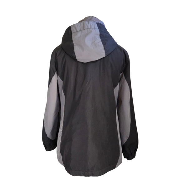 Radiance Women's Black and Gray Hooded Jacket Size Med - Picture 3 of 10
